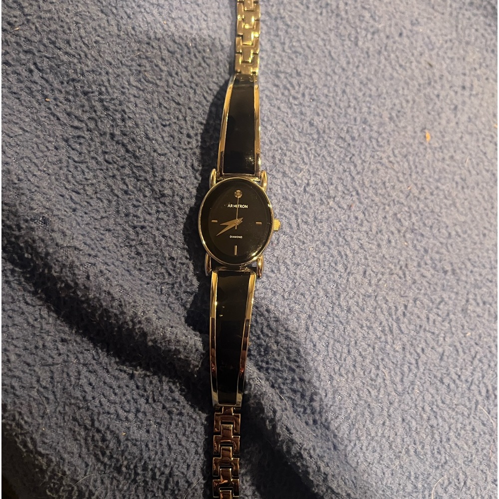 Armitron Black and Silver Watch